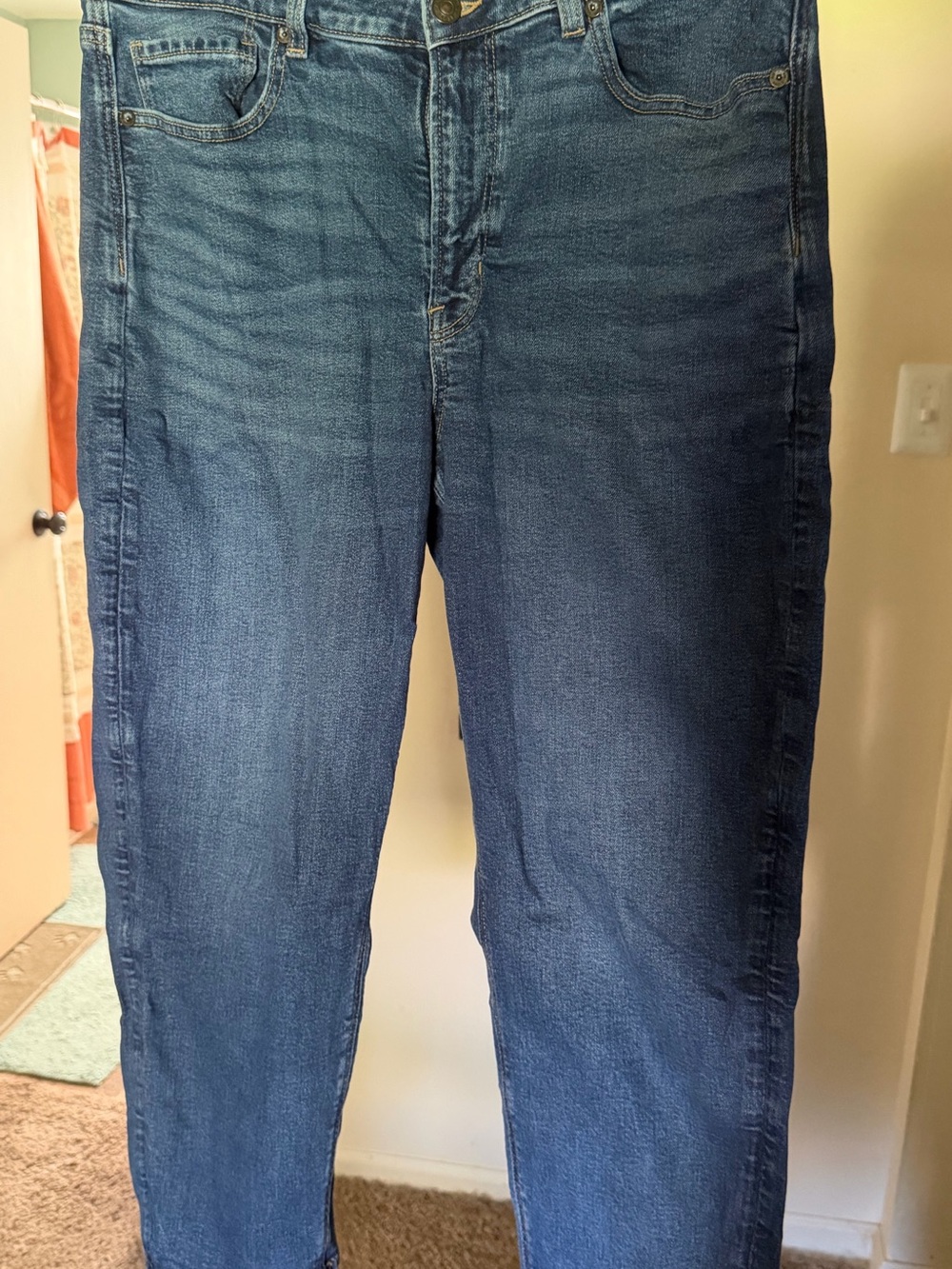 American Eagle Mom Jeans 14 short